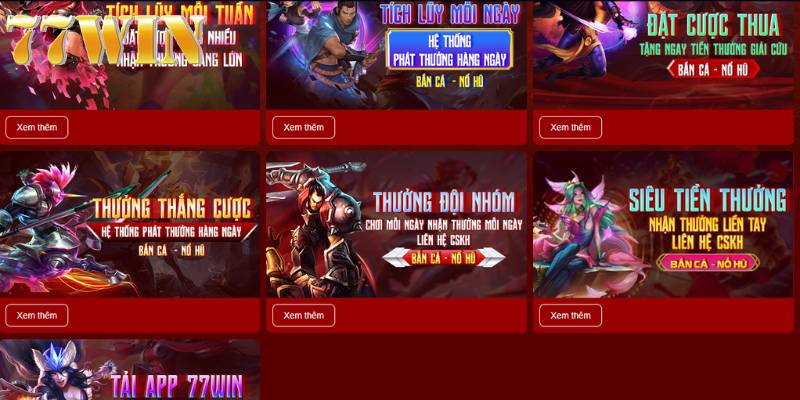 Thưởng trả hàng ngày tại sảnh game nổ hũ - bắn cá hấp dẫn